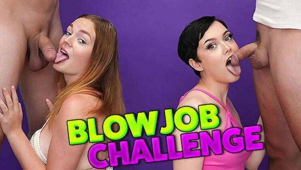 Blow Job Contest - Who'll Make Him Ejaculate First? - porntry.com on gratiscinema.com