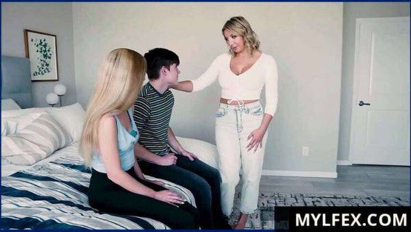 MylfeX: MILF Tutors Steamy Lessons to Her Innocent Stepkids (Featuring Macy Meadows, Sophia Deluxe) - porntry.com on gratiscinema.com