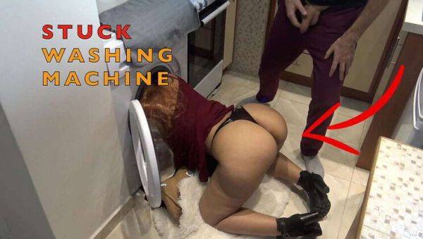 Dumb Maid Trapped in Washing Machine - xxxfiles.com on gratiscinema.com