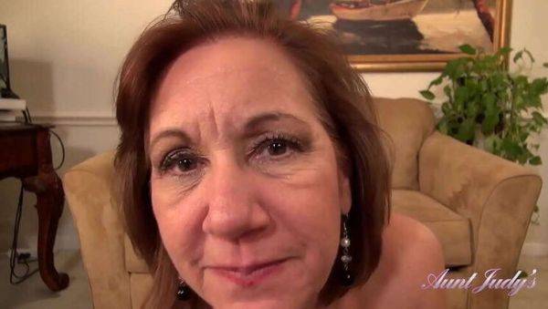 Step-Aunt Marie, 60 & Sexy, Sucks Your Cock & Masturbates in Nylons - porntry.com on gratiscinema.com