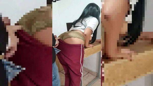 Authentic teen: Classroom quickie & cock-sucking. Latina student with big ass in public, sexy lingerie & school uniform. - veryfreeporn.com on gratiscinema.com